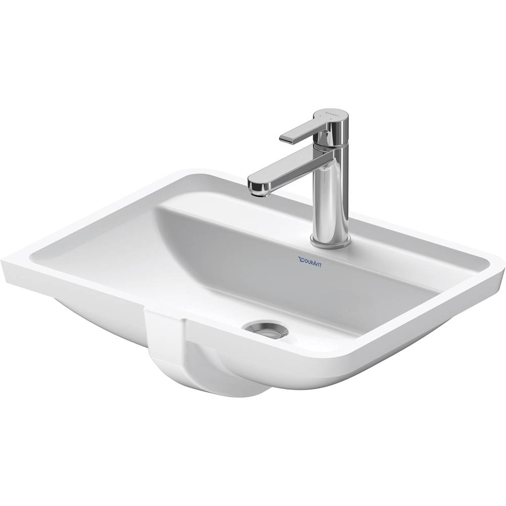 Starck 3 20 5/8'' Rectangular Undermount Sink in White with Overflow-related