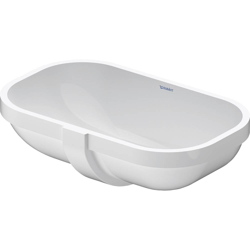 D-Code 19 1/2'' Oval Undermount Sink in White with Overflow-related