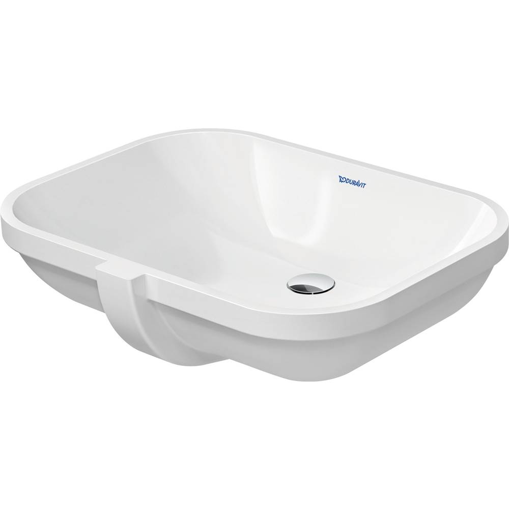 D-Code 22'' Rectangular Undermount Sink in White with Overflow-related