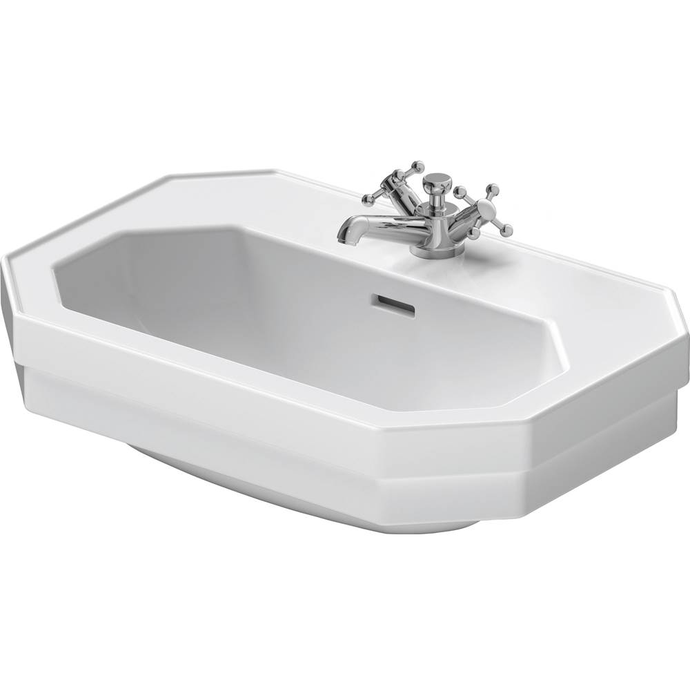 1930 series 23 5/8'' Octagonal Wall Mounted Sink in White with Widespread Faucet -related