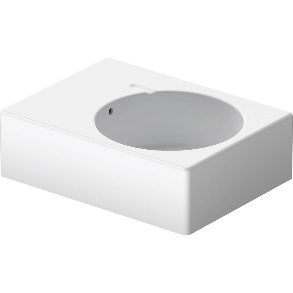 Design Classics 24 1/4'' Rectangular Wall Mounted Sink in White with Single Fauce-shop