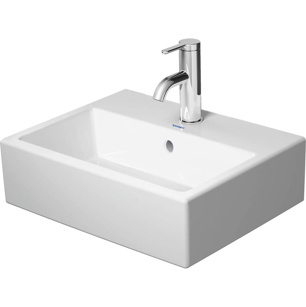 Vero 15 3/4'' Rectangular Wall Mounted Sink in White with Single Faucet Hole and -shop