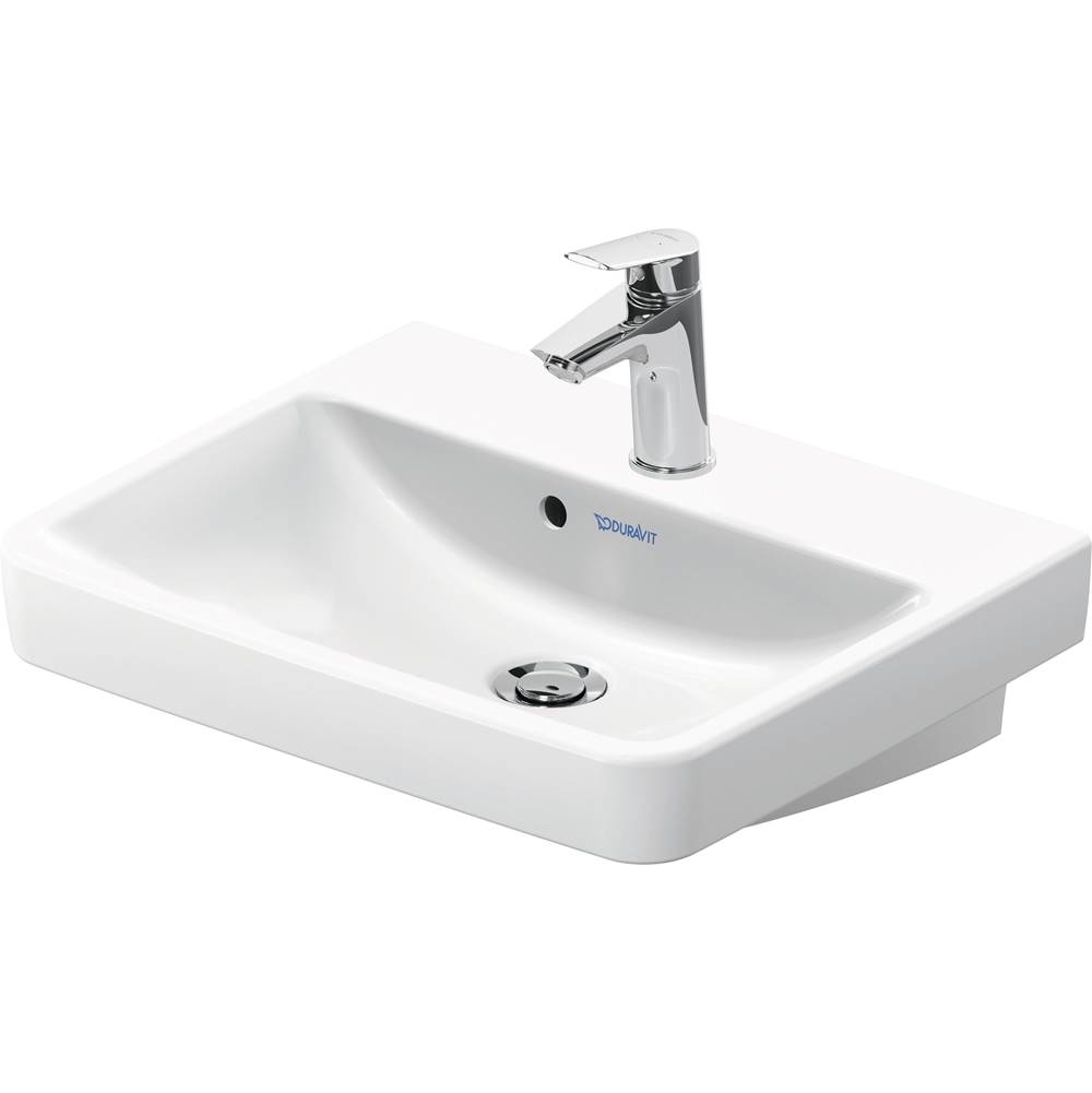 No.1 19 5/8'' Rectangular Wall Mounted Sink in White with Single Faucet Hole and -shop