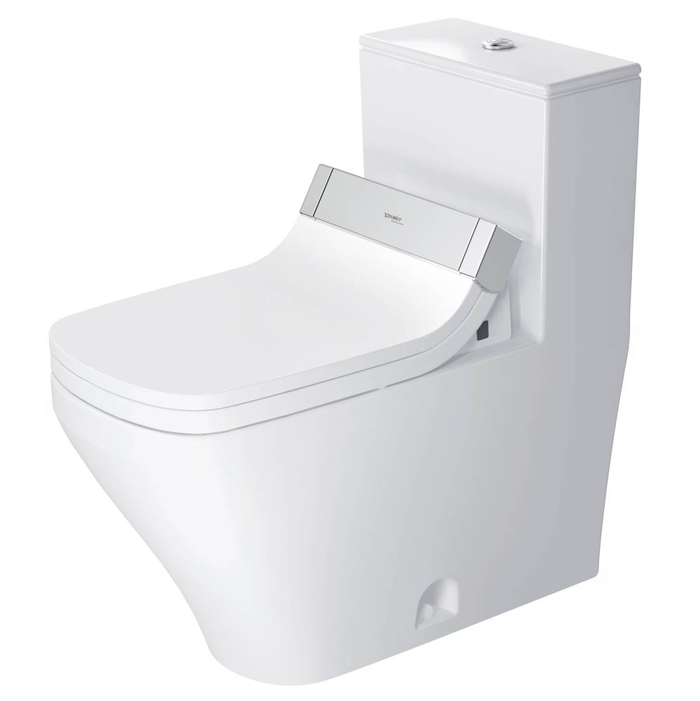 DuraStyle 1.32/0.92 GPF Dual Flush Elongated One Piece Toilet in White, Top Push -related