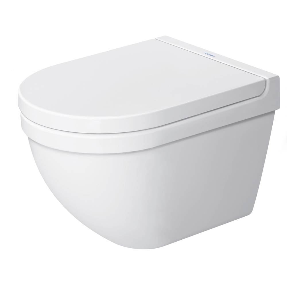 Starck 3 1.6/0.8 GPF Dual Flush ADA Compliant Round Wall Mounted Toilet in White -related