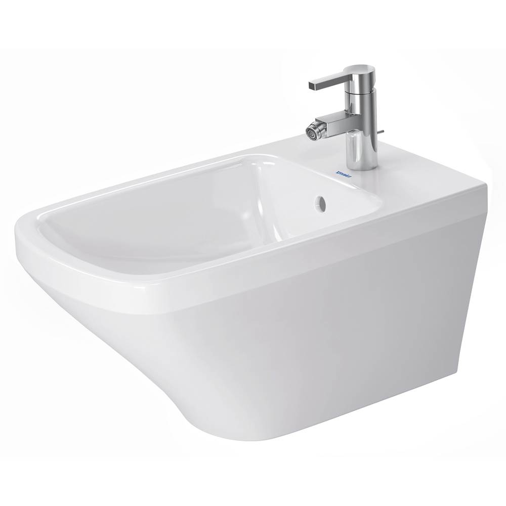 DuraStyle Single Hole Horizontal Spray Wall Mount Bidet in White-shop