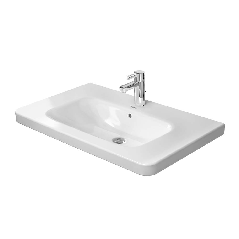 DuraStyle 30 1/2'' Rectangular Wall Mounted Sink in White with Single Faucet Hole-related