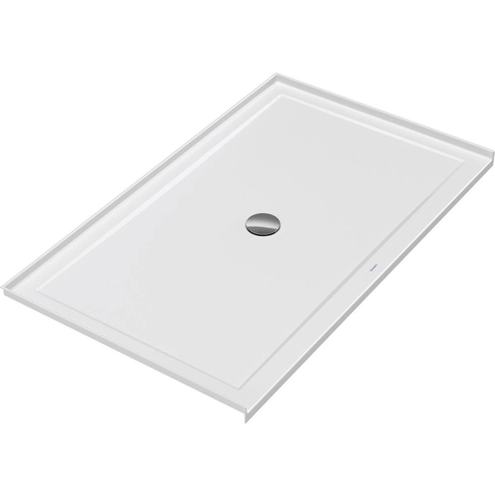 Architec 60'' x 36'' Rectangular Acrylic Single Threshold Shower Base in White wi-shop