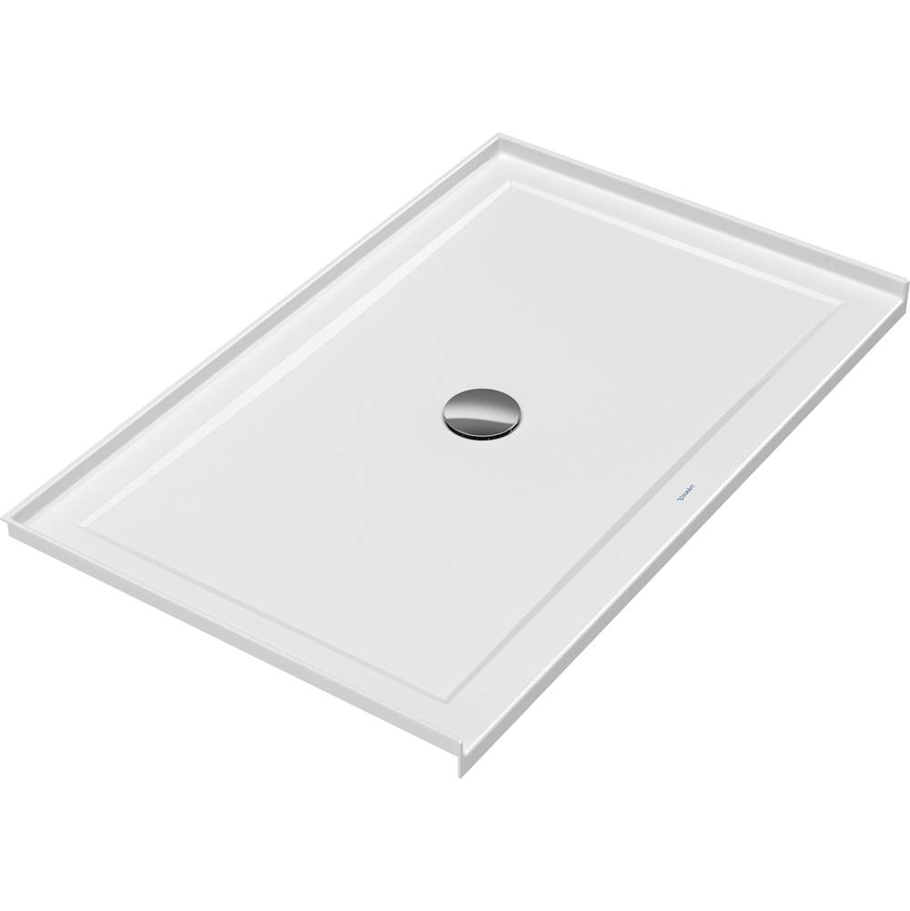 Architec 48'' x 30'' Rectangular Acrylic Single Threshold Shower Base in White wi-related