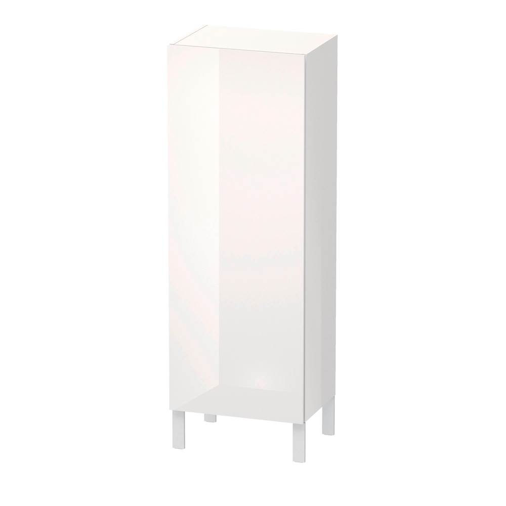 L-Cube 19 5/8'' x 52'' Wall Mount Linen Cabinet in High Gloss White-related