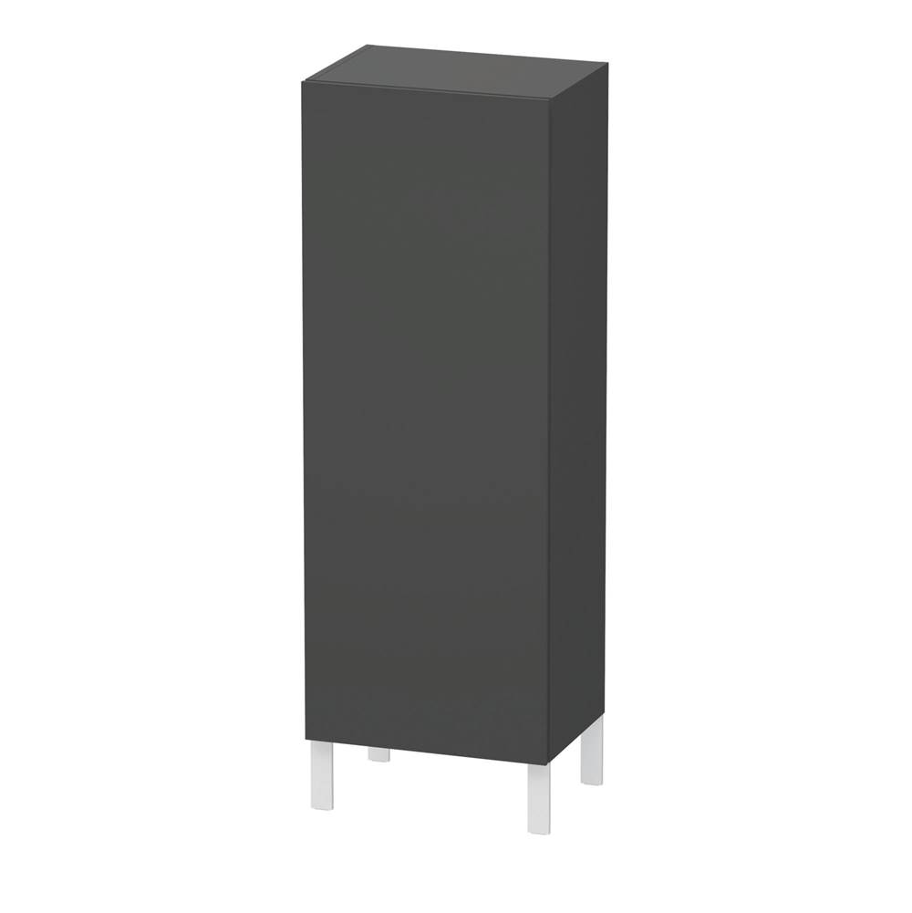 L-Cube 19 5/8'' x 52'' Wall Mount Linen Cabinet in Matte Graphite-shop