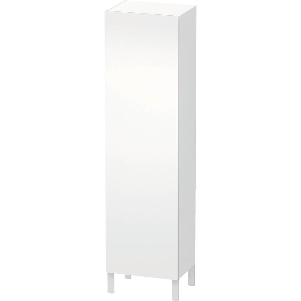 L-Cube 19 5/8'' x 69 1/4'' Wall Mount Linen Cabinet in Matte White-shop