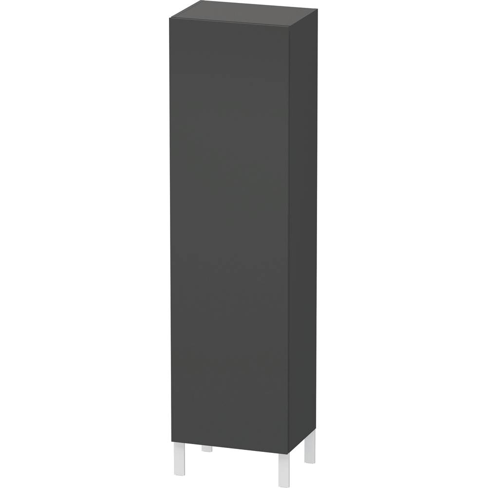 L-Cube 19 5/8'' x 69 1/4'' Wall Mount Linen Cabinet in Matte Graphite-shop
