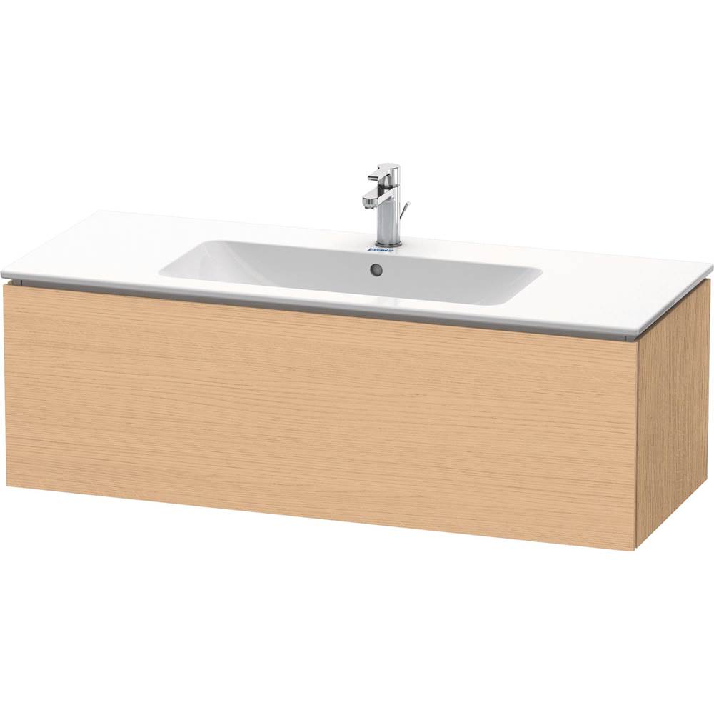 L-Cube 48'' Wall Mount One Drawer Single Vanity Cabinet in Natural Oak, Sink Sold-related