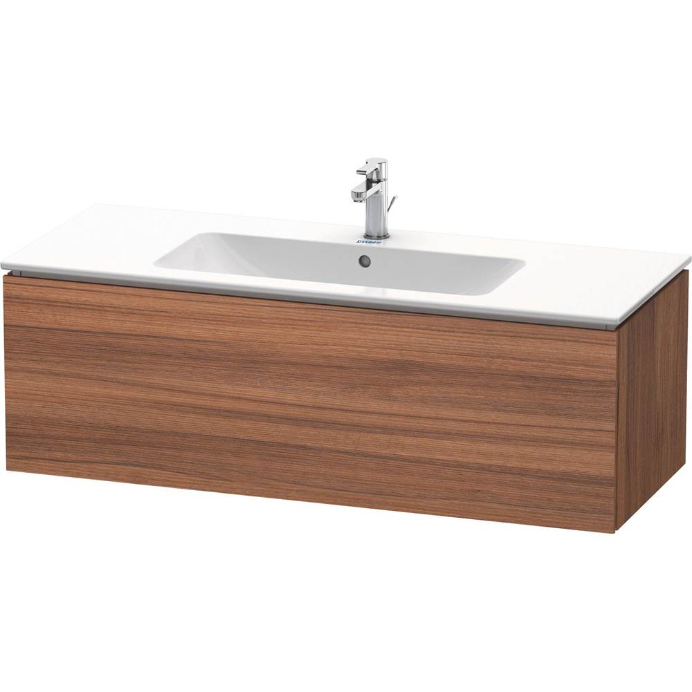 L-Cube 48'' Wall Mount One Drawer Single Vanity Cabinet in Natural Walnut, Sink S-related