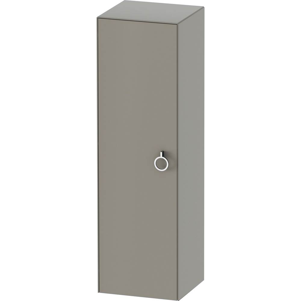White Tulip 15 3/4'' x 52'' Wall Mount Linen Cabinet in Satin Matte Stone Gray-related