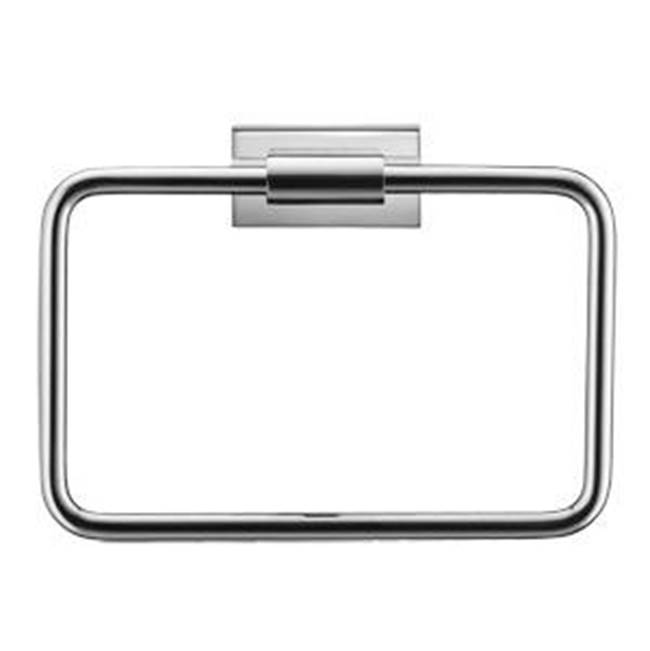 Karree Towel Ring in Chrome-related