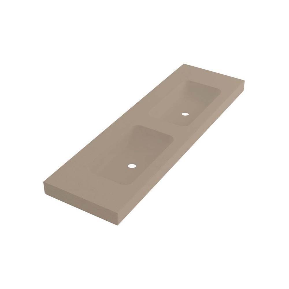Wall Mount Double Lav 63X19 No-Hole-related