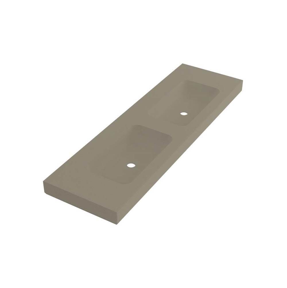 Wall Mount Double Lav 63X19 3-Holes-related