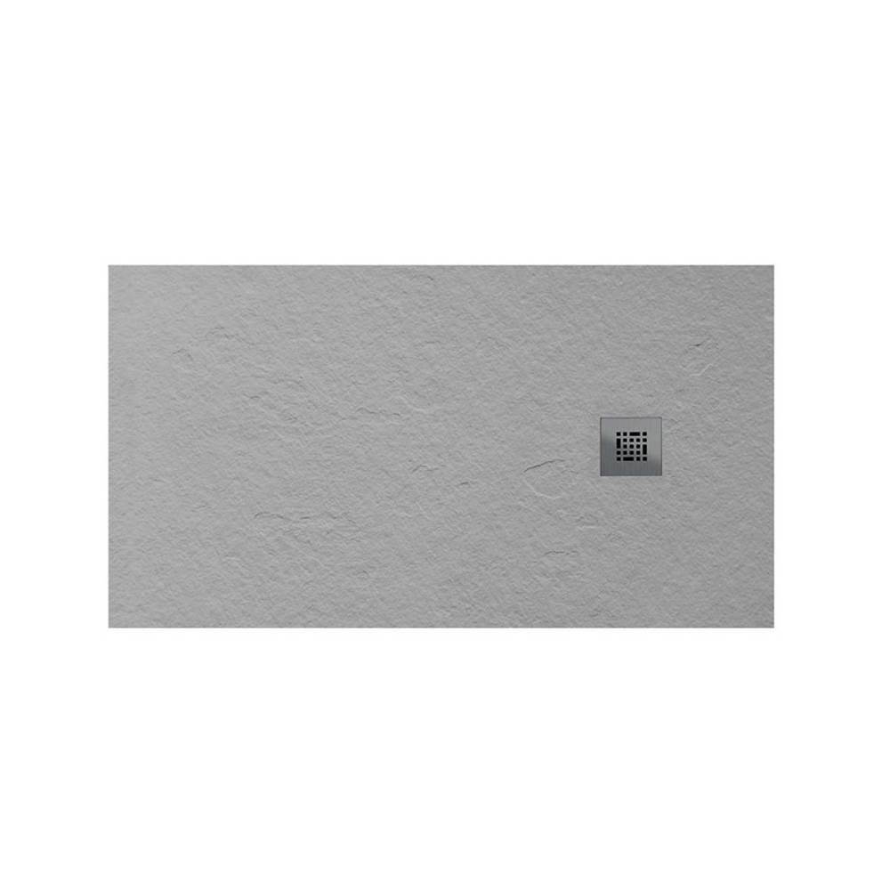 Shower Base Quadro 60X30 Square End Drain-related