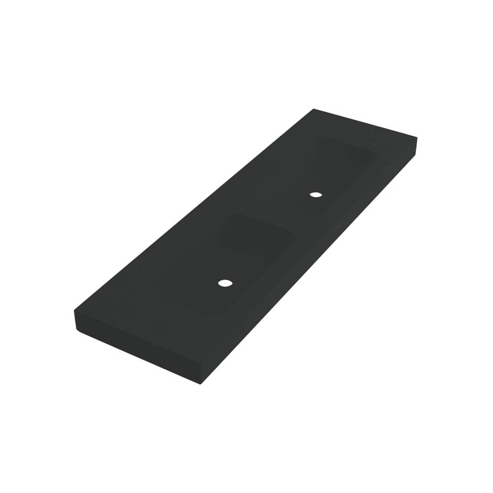 Wall Mount Double Lav 63X19 1-Hole-related