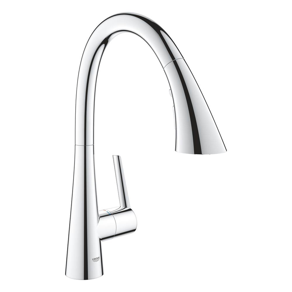 Zedra Single-Handle Pull Down Kitchen Faucet Triple Spray-shop