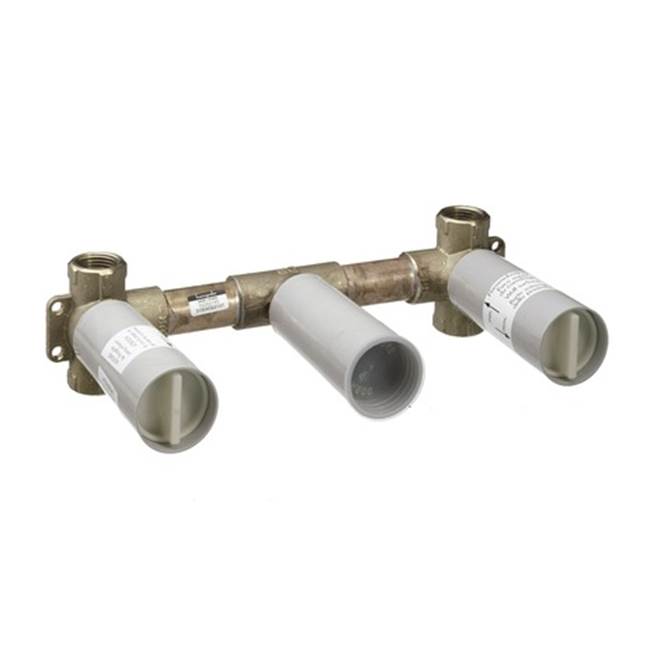 Rough, 3 Hole Lav Mixer, Wall Mount-related