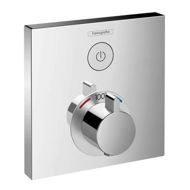 Hg Showerselect E Thermostatic Trim 1 Function, Square-related