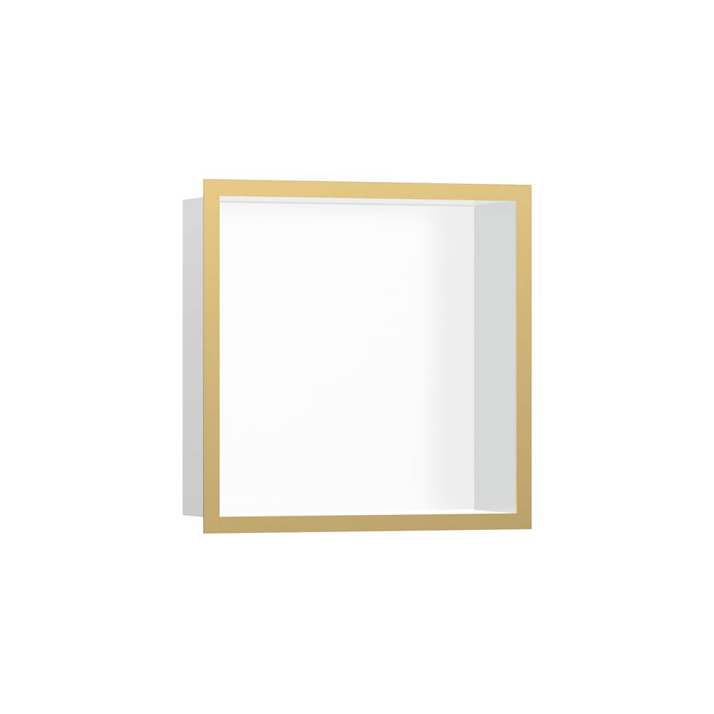 Wall Niche Matte White With Design Frame 12''X 12''X 4''-shop