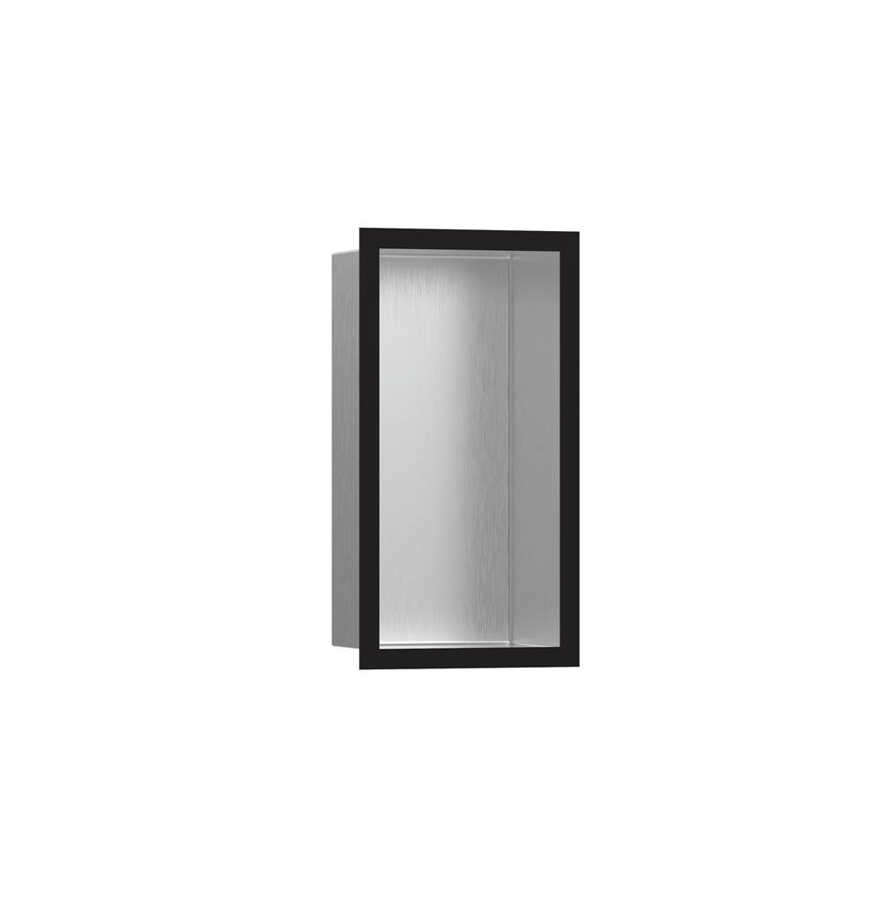 Wall Niche Brushed Stainless Steel With Design Frame 12''X 6''-shop