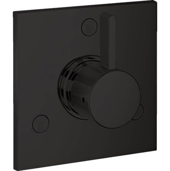 Ecostat Diverter Trim Square Trio/Quattro In Matte Black-related