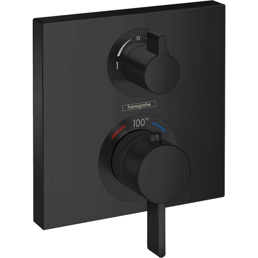 Ecostat Square Thermostatic Trim With Volume Control And Div-shop