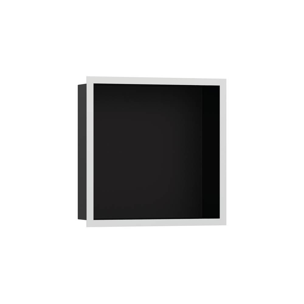 Wall Niche Matte Black With Design Frame 12''X 12''X 4''-related