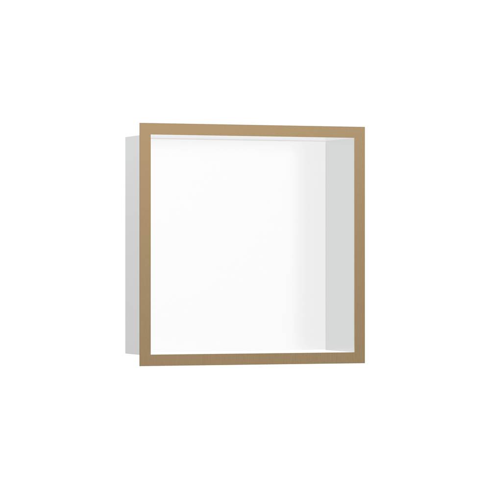 Wall Niche Matte White With Design Frame 12''X 12''X 4''-shop