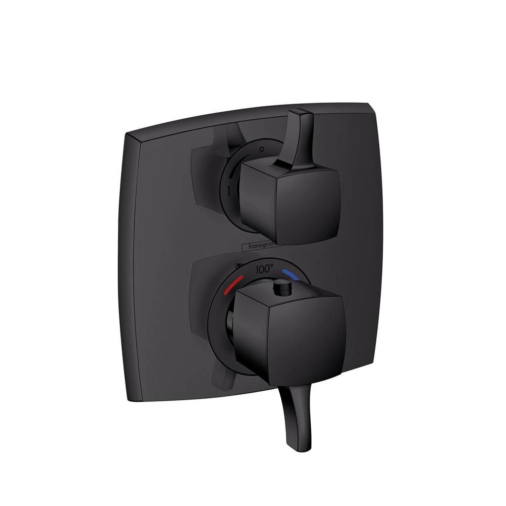 Thermostatic Trim With Volume Control, Square-shop