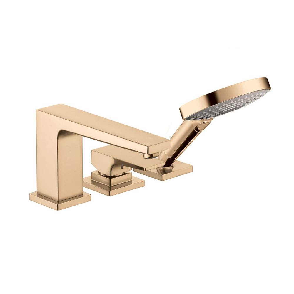 3-Hole Roman Tub Set Trim With Lever Handle And 1.75 Gpm Han-shop