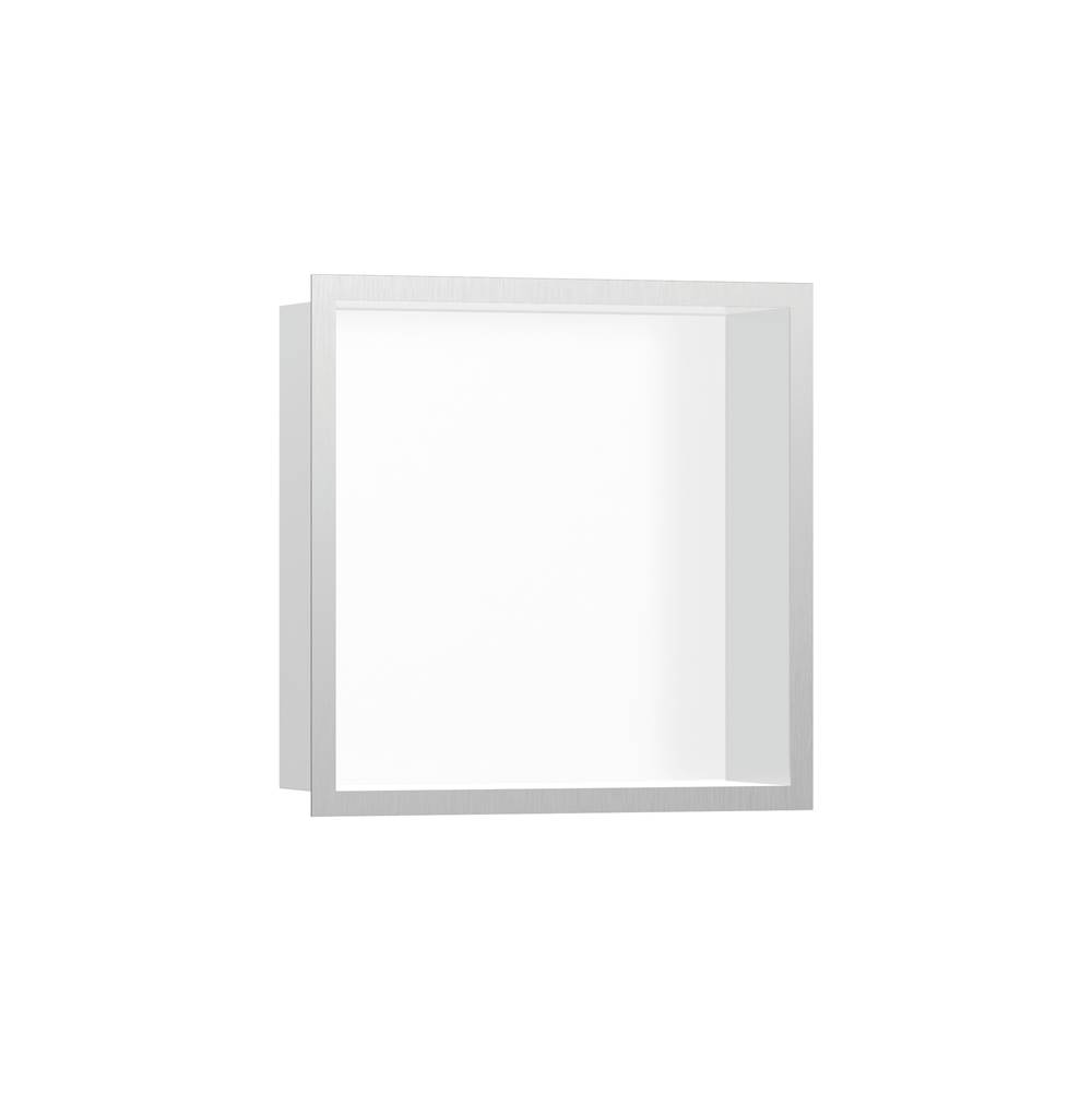 Wall Niche Matte White With Design Frame 12''X 12''X 4''-shop