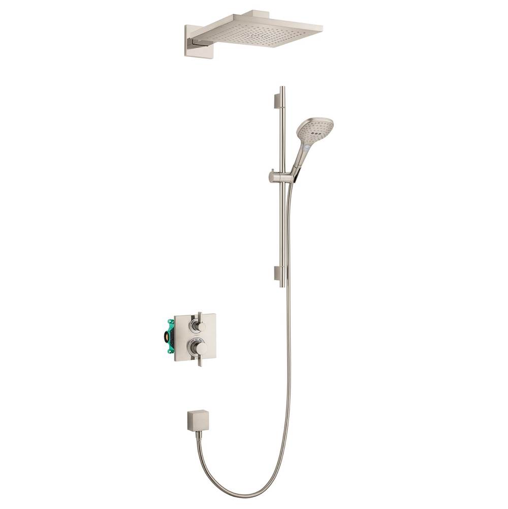 Thermostatic Showerhead/Wallbar Set With Rough, 2.0 Gpm-shop