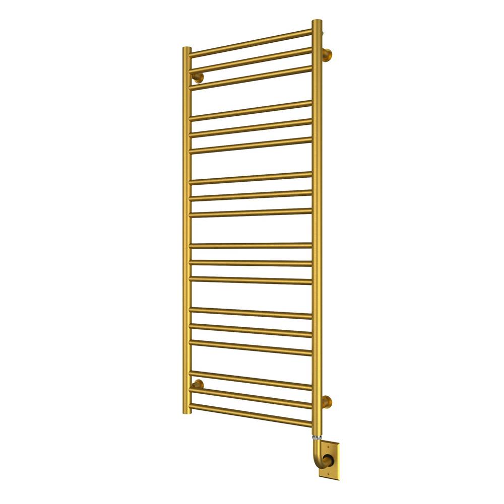 ICO Bath 19.5''x47.5'' Sorano Electric Plug-In Towel Warmer - PVD Brushed Gold-shop