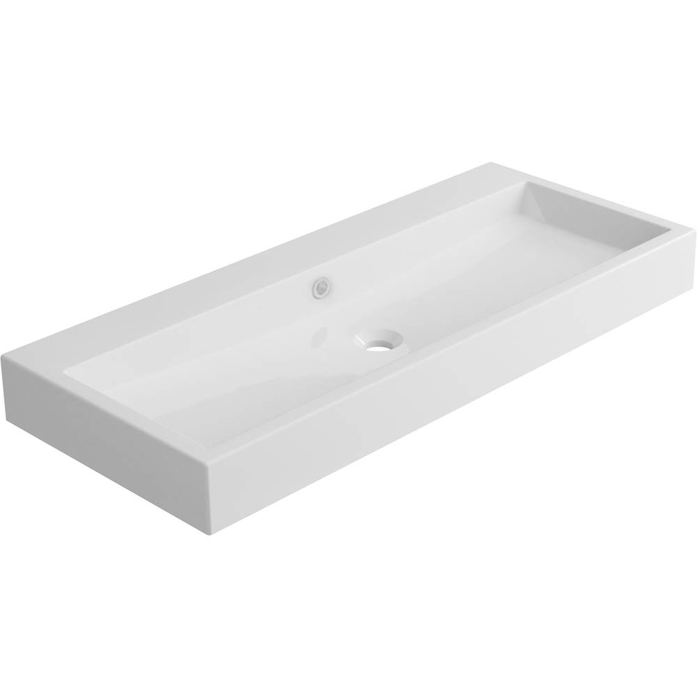 ICO Bath Vivaldi Trough Sink - Gloss White-shop