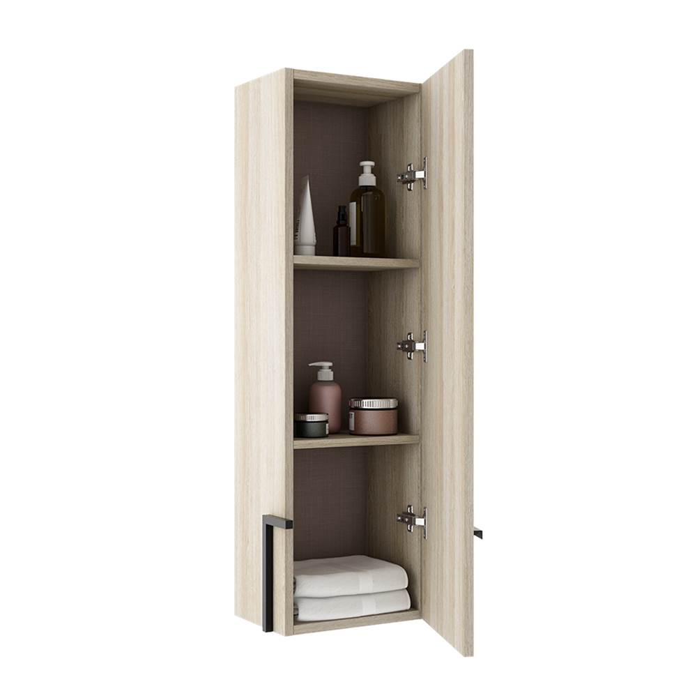 ICO Bath Accent Right Hand Wall Cabinet - White Oak-related