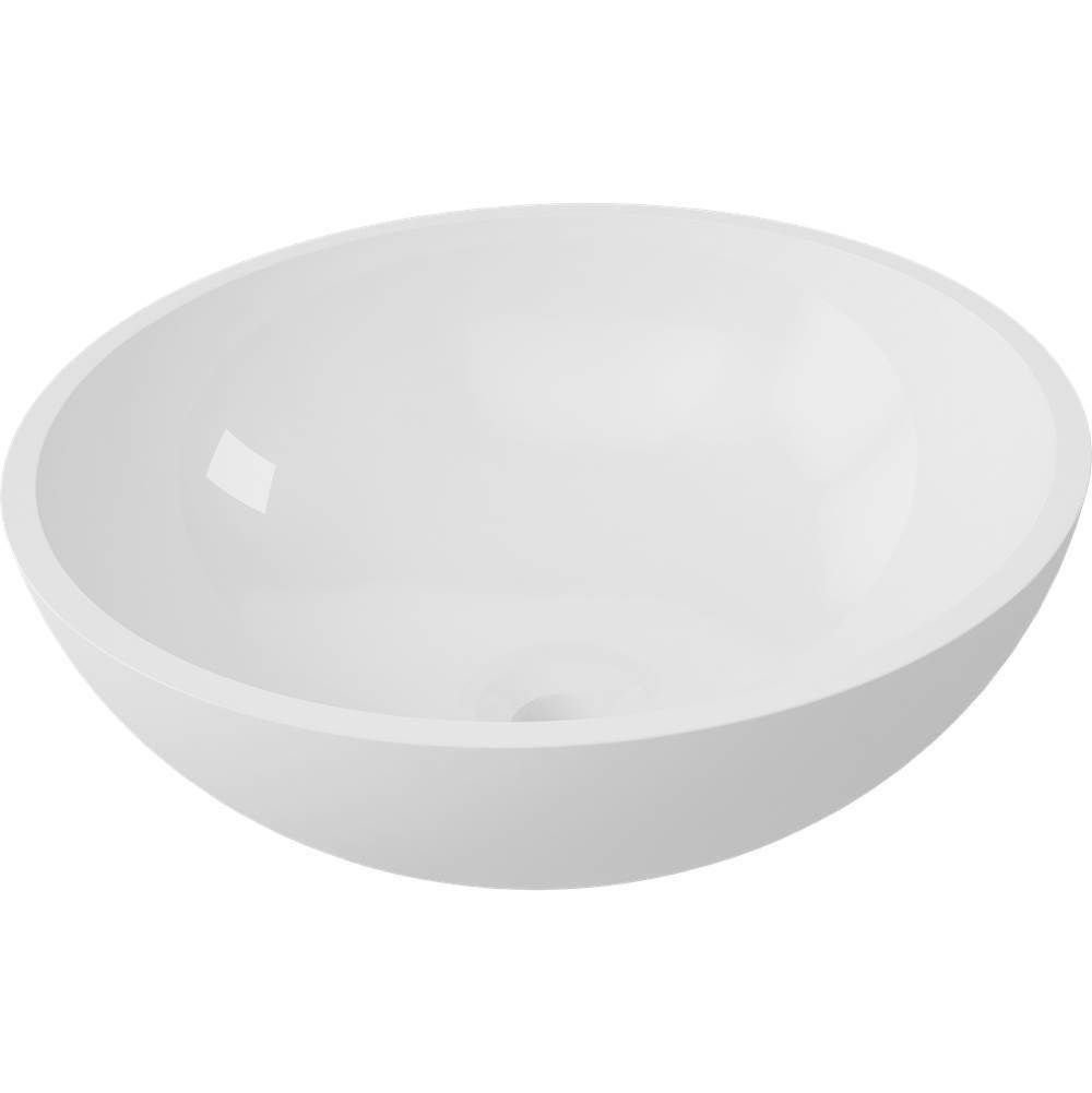 ICO Bath Gabrielli Vessel Sink - Gloss White-shop