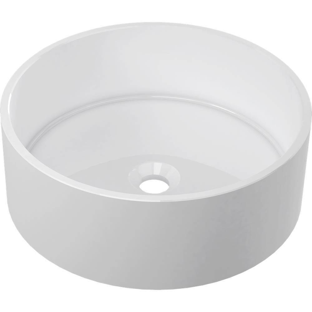 ICO Bath Bassini Vessel Sink - Gloss White-shop