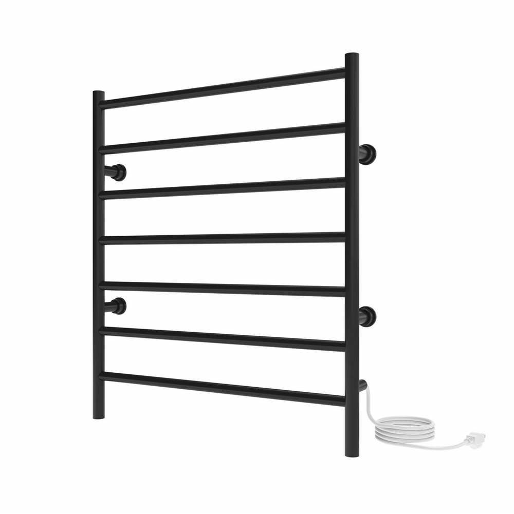 ICO Bath 24''x27'' Kontour Linear Electric Plug-In Towel Warmer - Matte Black-shop