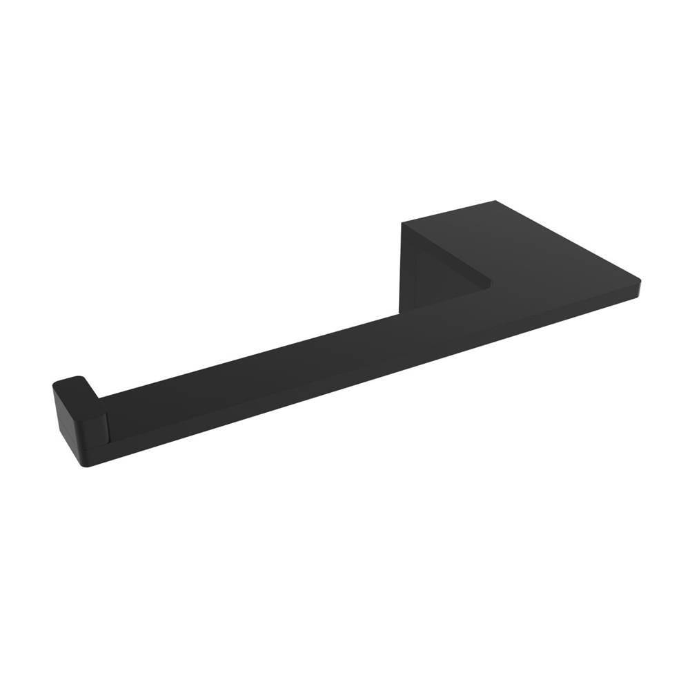ICO Bath Ash Toilet Paper Holder - Matte Black (RH Post)-shop