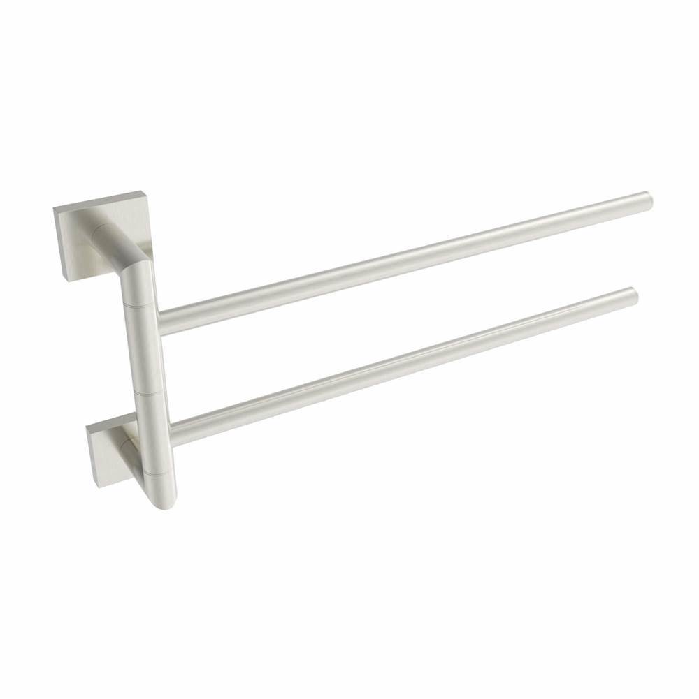ICO Bath Crater Swivelling Towel Bar - Brushed Nickel-related