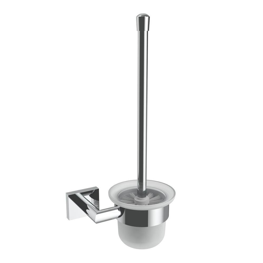 ICO Bath Crater Wall-Mounted Toilet Brush - Chrome-shop