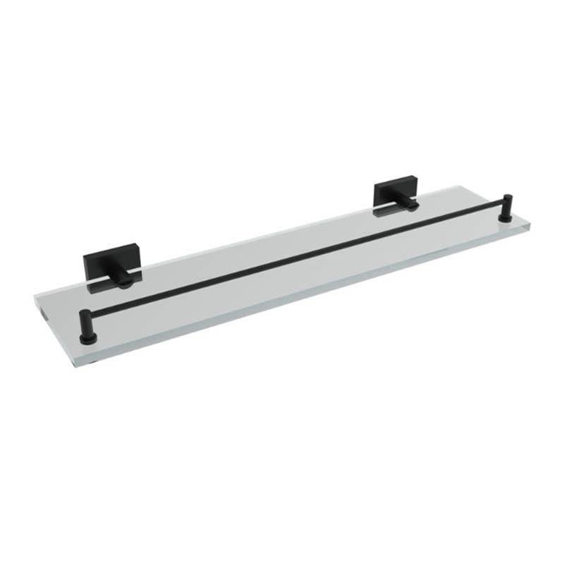 ICO Bath Crater Glass Shelf - Matte Black-related