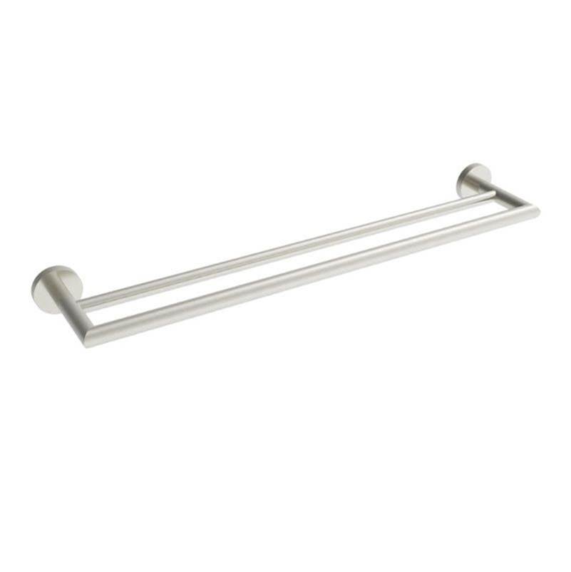 ICO Bath Summit 24'' Double Towel Bar - Brushed Nickel-related