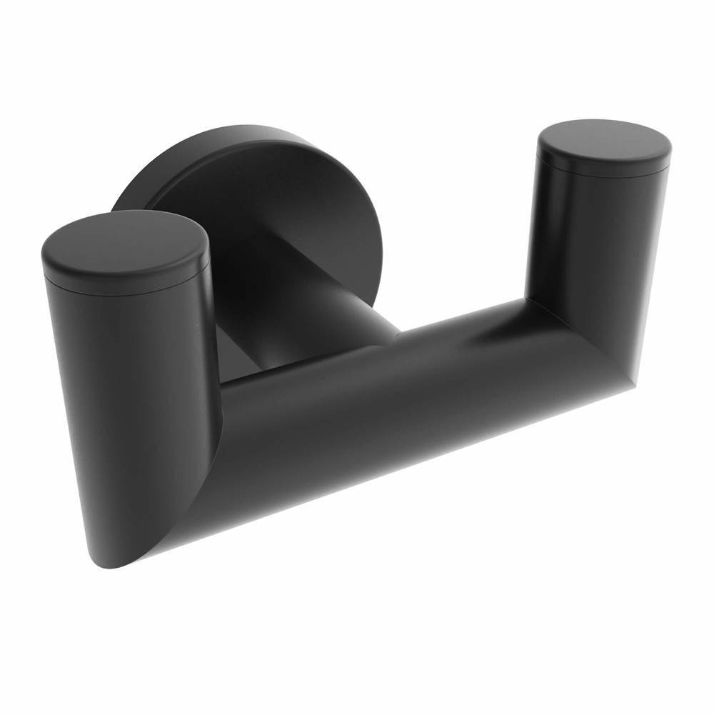 ICO Bath Summit Double Towel Hook - Matte Black-related